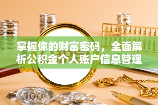 清原掌握你的财富密码，全面解析公积金个人账户信息管理